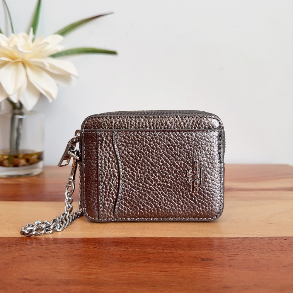 NWT Coach Zip Card Case - Picture 2 of 5